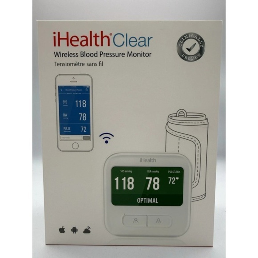 iHealth Wireless Bluetooth Blood Pressure Monitor For iPhone, iPad  (Sealed) NEW